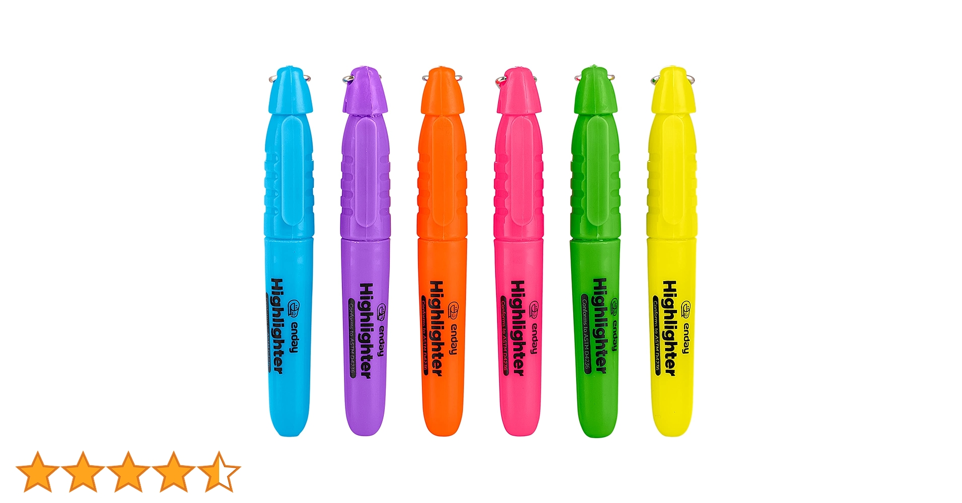 ペン まとめ売り Amazon.co.jp: Enday 蛍光ペン アソートカラー ミニカラー蛍光ペン